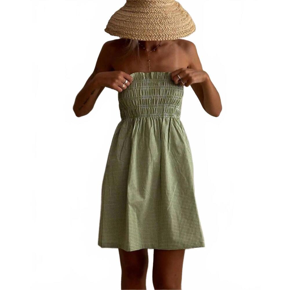NEW ROURI teresa dress in green